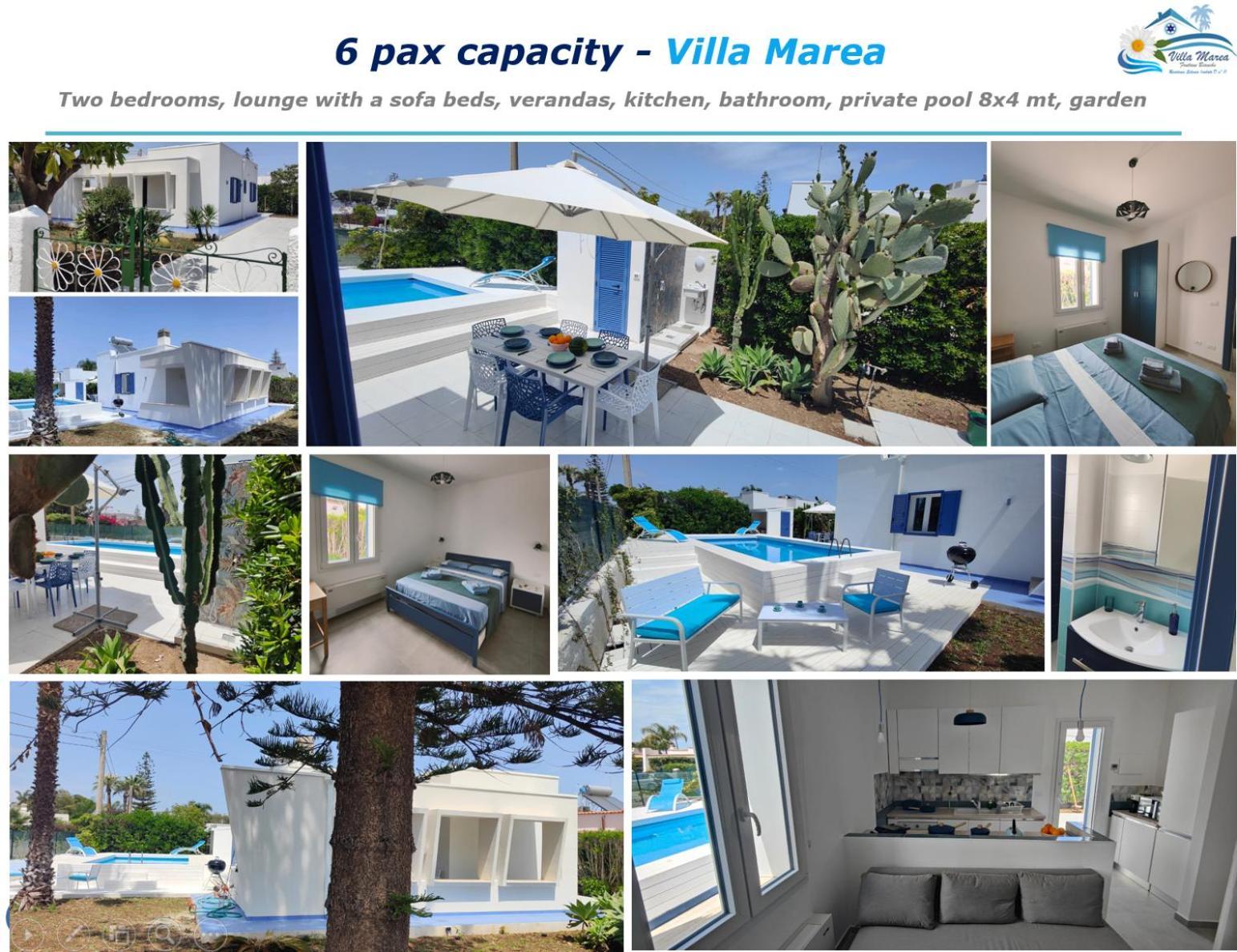 Pool Seaside Relais - Ville Ninfea, Marea, Rosa E Cassiopea 冯塔尼比安奇 外观 照片