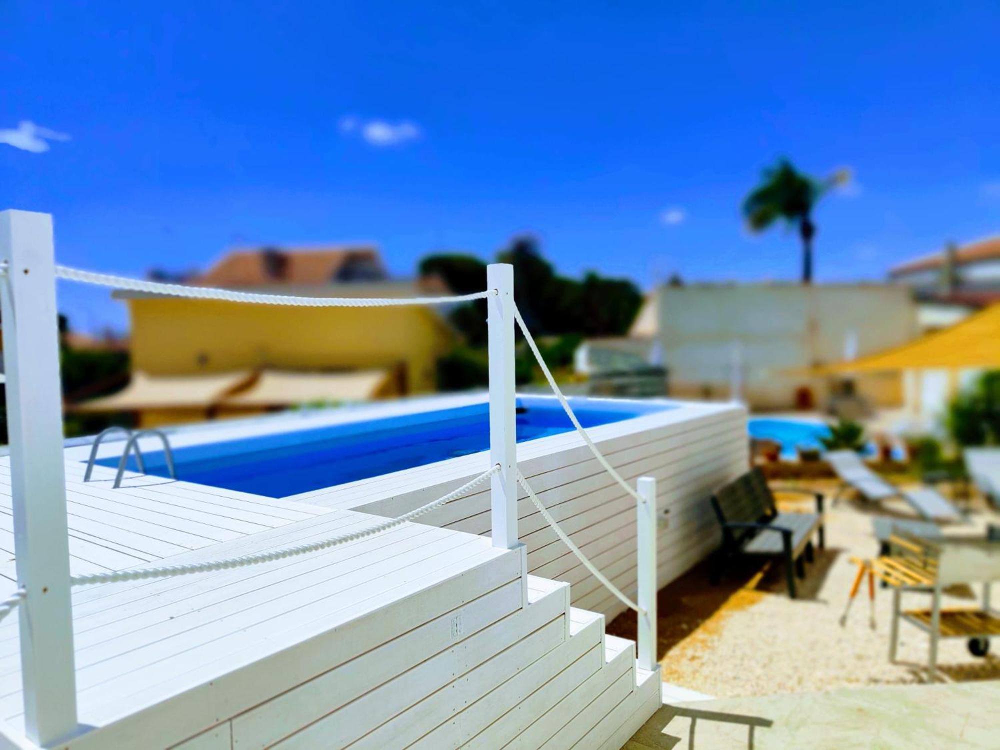 Pool Seaside Relais - Ville Ninfea, Marea, Rosa E Cassiopea 冯塔尼比安奇 外观 照片