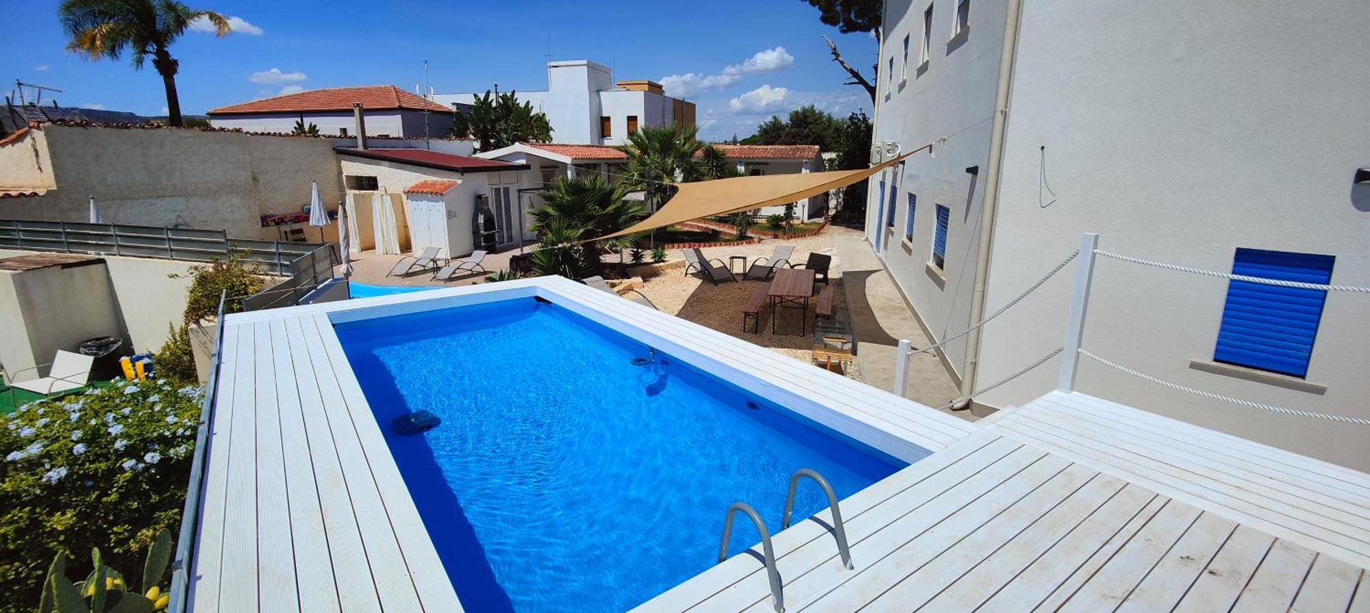 Pool Seaside Relais - Ville Ninfea, Marea, Rosa E Cassiopea 冯塔尼比安奇 外观 照片