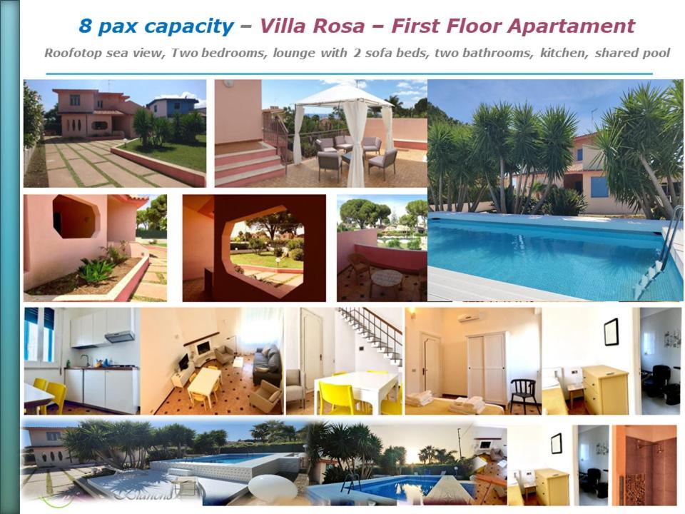 Pool Seaside Relais - Ville Ninfea, Marea, Rosa E Cassiopea 冯塔尼比安奇 外观 照片