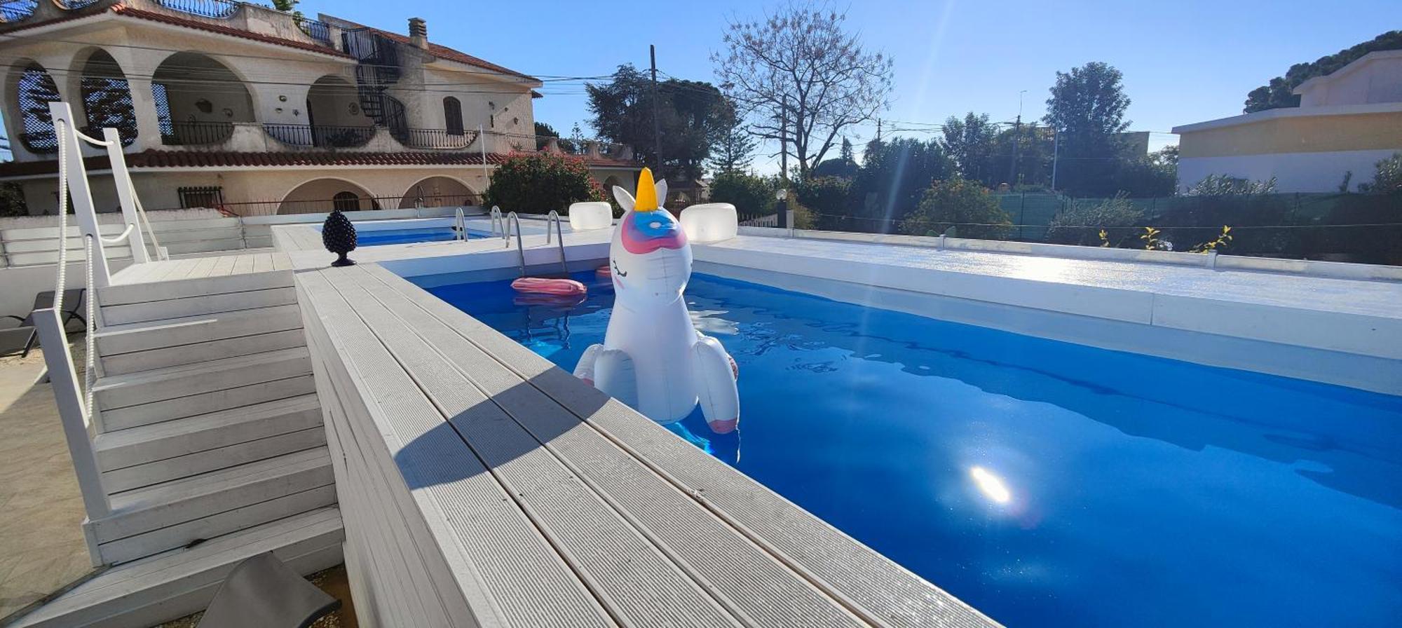 Pool Seaside Relais - Ville Ninfea, Marea, Rosa E Cassiopea 冯塔尼比安奇 外观 照片