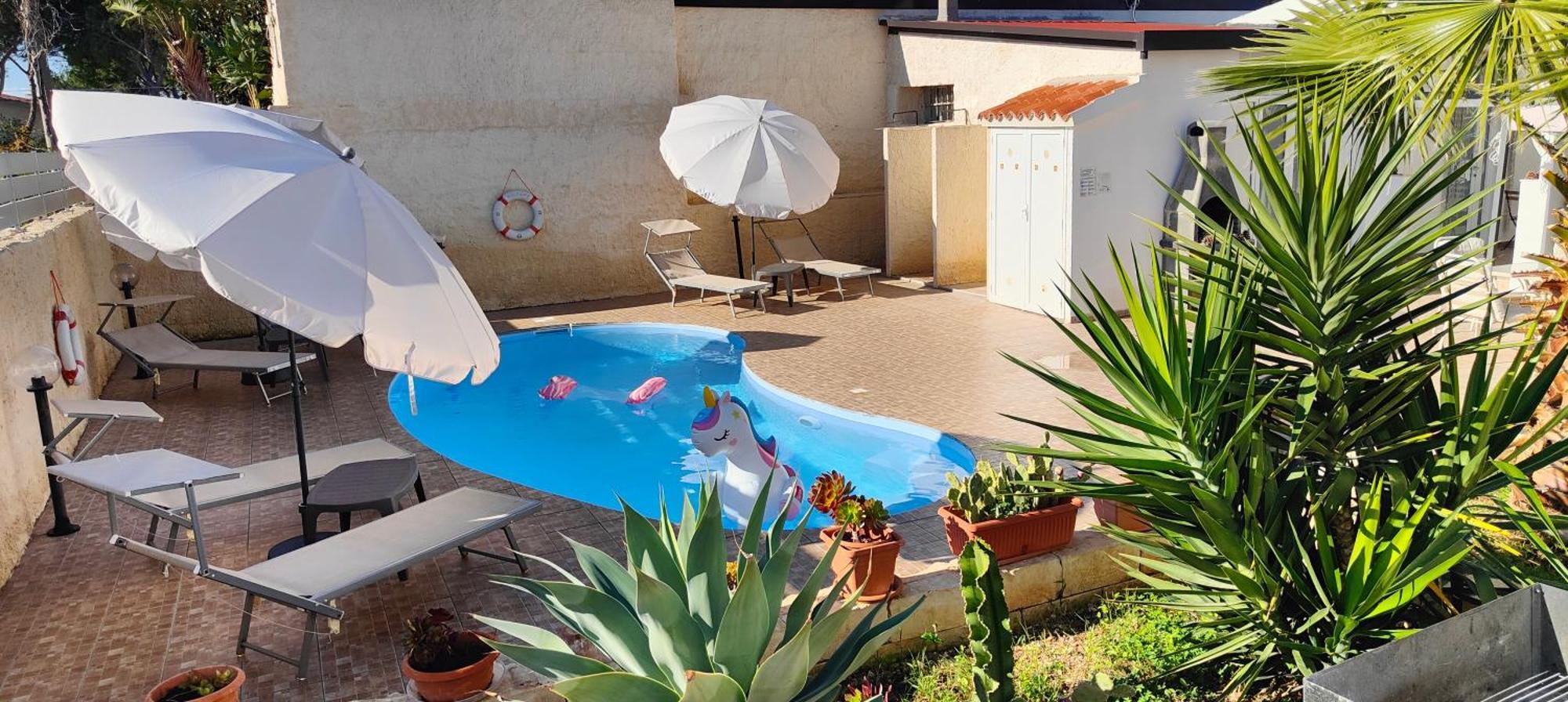 Pool Seaside Relais - Ville Ninfea, Marea, Rosa E Cassiopea 冯塔尼比安奇 外观 照片