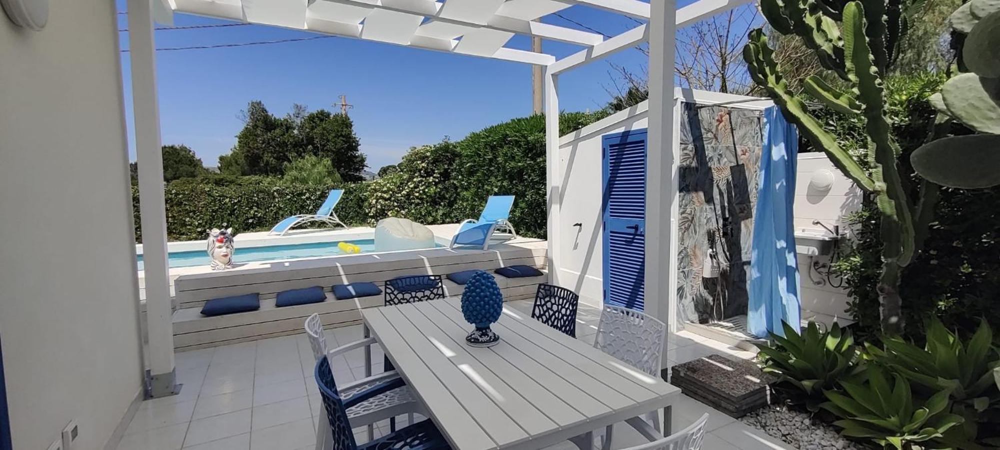 Pool Seaside Relais - Ville Ninfea, Marea, Rosa E Cassiopea 冯塔尼比安奇 外观 照片